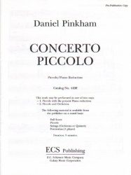 Concerto Piccolo - Piccolo and Piano