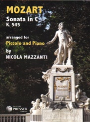 Sonata in C, K.545 - Piccolo and Piano
