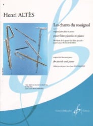 Les chants du rossignol, Op. 11 - Piccolo and Piano