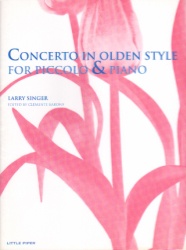 Concerto in Olden Style - Piccolo and Piano