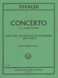 Concerto in C Major, RV 444 - Flute (or Piccolo) and Piano