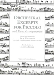 Orchestral Excerpts - Piccolo and Piano
