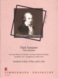 5 Sonatas, Volume 2 - Flute (or Oboe) and Guitar