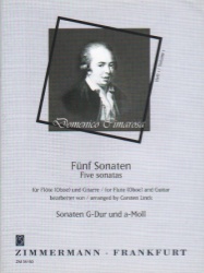 5 Sonatas, Volume 1 - Flute (or Oboe) and Guitar