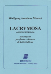 Lacrymosa from Requiem, K. 626 - Flute and Guitar