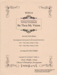 Be Thou My Vision - C or B-flat Instrument Duet with Piano