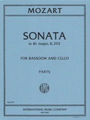 Sonata in B-flat Major, K. 292 - Bassoon and Cello
