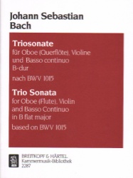 Trio Sonata in B-flat major - Oboe (or Flute), Violin and Basso Continuo