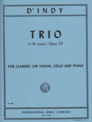 Trio in B-flat Major, Op. 29 - Clarinet (or Violin), Cello and Piano