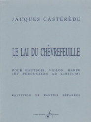 Le Lai du Chevrefeuille - Oboe, Violin and Harp (Percussion ad lib)