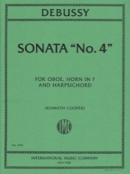 Sonata No. 4 - Oboe, Horn and Harpsichord