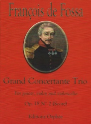 Grand Concertante Trio, Op.18 No.2 - Guitar, Violin and Cello (Score)