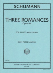 3 Romances, Op. 94 - Flute and Piano