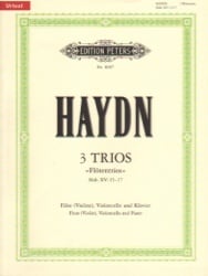 3 Trios, Hob. 15 Nos. 15-17 - Flute (or Violin), Cello and Piano