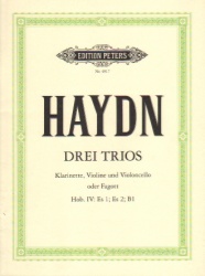 Three Trios, Hob. 4 Es 1, Es 2, B 1 - Clarinet, Violin and Cello (or Bassoon)