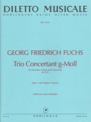 Trio Concertant in G minor, Op. 64, No. 3 - Clarinet, Violin and Cello