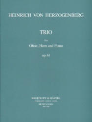 Trio, Op. 61 - Oboe, Horn and Piano