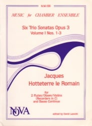 6 Trio Sonatas, Op. 3, Vol. 1 (Nos. 1-3) - Flute Duet and Basso Continuo