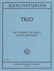 Trio - Clarinet (or Viola), Violin and Piano