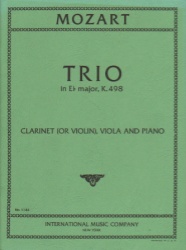 Trio, K.498 "Kegelstatt" - Clarinet (or Violin), Viola and Piano