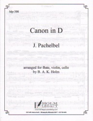 Canon in D - Flute, Violin and Cello