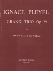 Grand Trio, Op. 29 - Flute, Cello and Piano