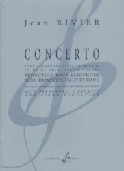 Concerto - Alto Saxophone, Trumpet and Piano