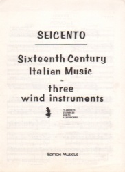 Sixteenth-Century Italian Music for Three - Mixed Trio