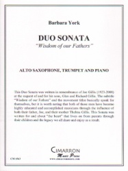 Duo Sonata, "Wisdom of our Fathers" - Alto Saxophone, Trumpet and Piano