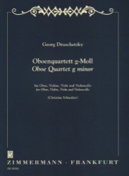Oboe Quartet in G minor - Oboe, Violin, Viola and Cello