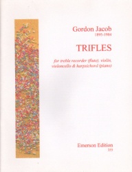Trifles - Treble Recorder, Violin, Cello and Harpsichord