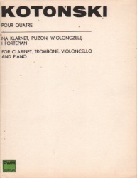 Pour Quatre - Clarinet, Trombone, Cello and Piano (Parts)