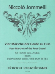 4 Marches of the Foot Guard - D Trumpet, Two Oboes and Bassoon