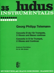 Concerto in D Major - Trumpet, Two Oboes and Basso Continuo