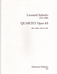 Quartet, Op. 43 - Oboe, Violin, Viola and Cello