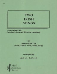 2 Irish Songs - Flute, Violin, Viola, Cello and Harp (Parts)