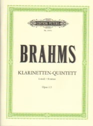 Quintet, Op. 115 - Clarinet in A (or Viola) and String Quartet (Parts)