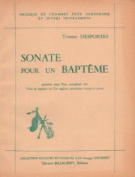 Sonate pour un Bapteme (Score)