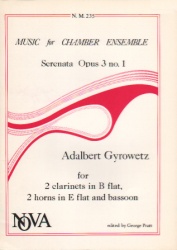 Serenata, Op. 3, No. 1 - Two Clarinets, Two Horns and Bassoon