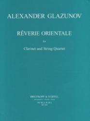 Reverie orientale - Clarinet and String Quartet (Parts)
