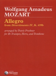 Allegro from Divertimento No. 4, K. 439b - Trumpet, Horn and Trombone