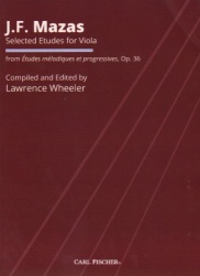 Selected Etudes from Op. 36 - Viola