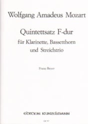 Quintettsatz, K. Anh. 90 - Clarinet, Basset-Horn and String Trio