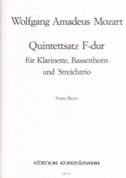 Quintettsatz, K. Anh. 90 - Clarinet, Basset-Horn and String Trio