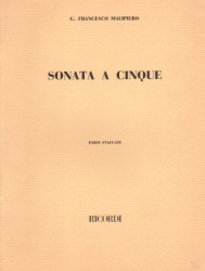 Sonata a Cinque - Piano, Flute, Violin, Viola and Cello (Parts)