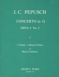 Concerto, Op. 8 No. 2 - 2 Flutes, 2 Oboes and Basso Continuo