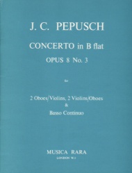 Concerto, Op. 8 No. 3 - 2 Oboes, 2 Violins and Basso Continuo