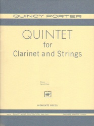 Quintet for Clarinet and Strings - Parts