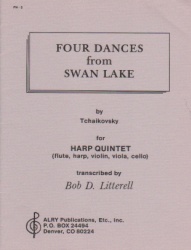 4 Dances from Swan Lake - Flute, Harp, Violin, Viola, and Cello
