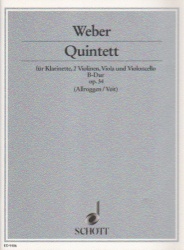 Quintet in B-flat major, Op. 34 - Clarinet and String Quartet